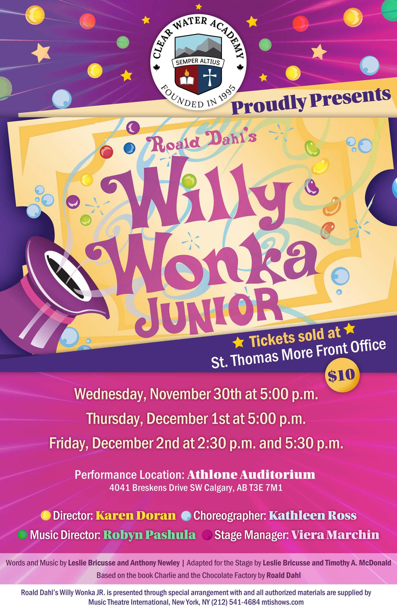 Willy Wonka Jr. Poster